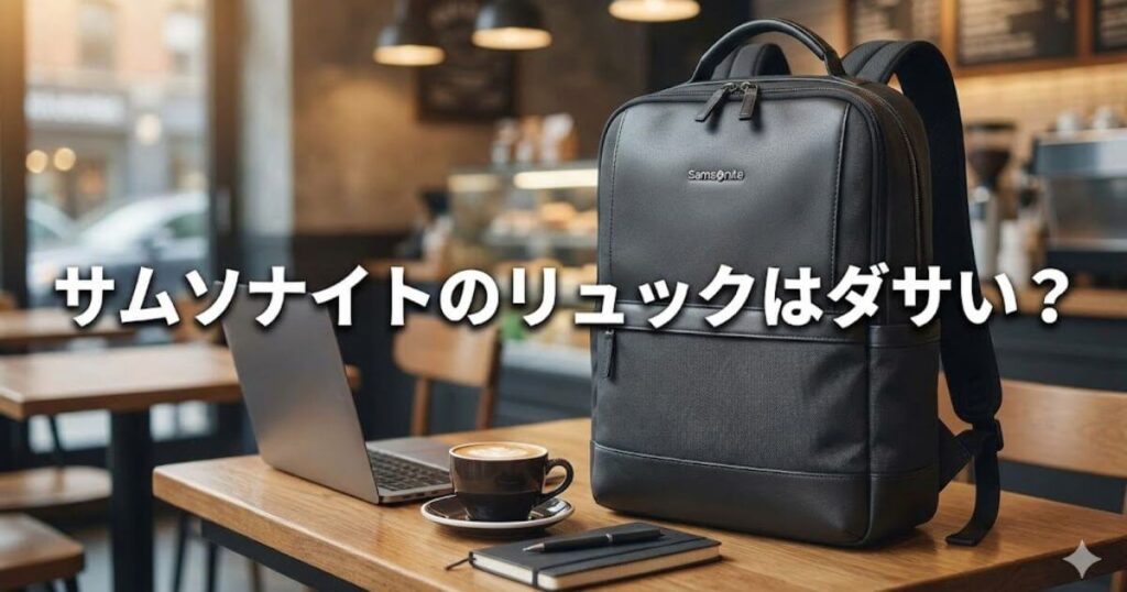 サムソナイトリュック ダサい