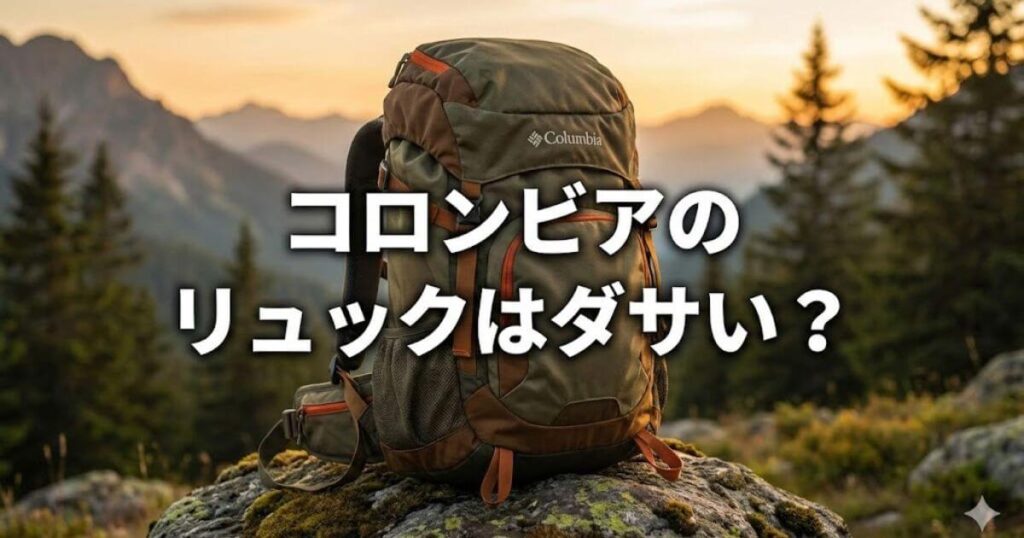 コロンビアリュック ダサい