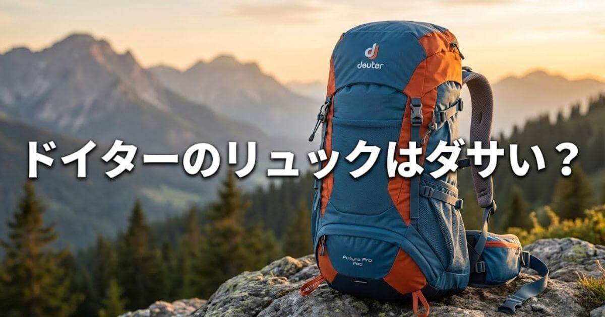 ドイターリュック ダサい