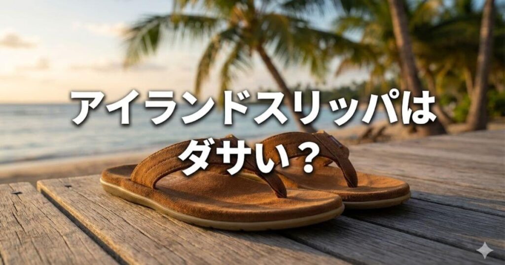 アイランドスリッパ ダサい