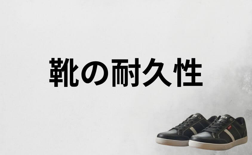 長く履ける理由はここにある、エドウィン靴の耐久性