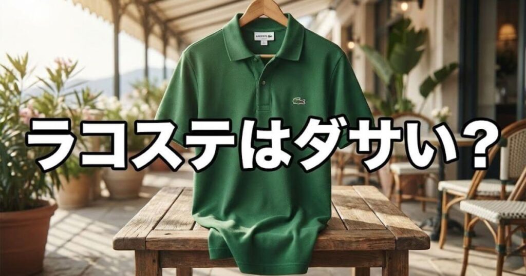 ラコステダサい