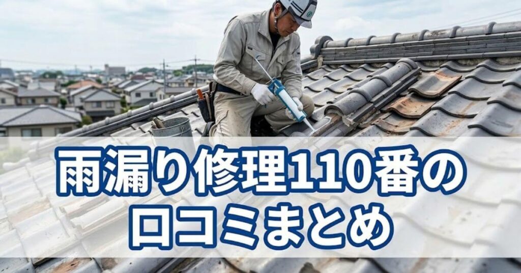 雨漏り修理110番 口コミ