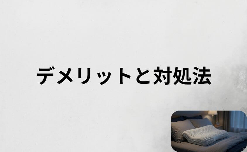 ヒツジのいらない枕のデメリット7選と対処法