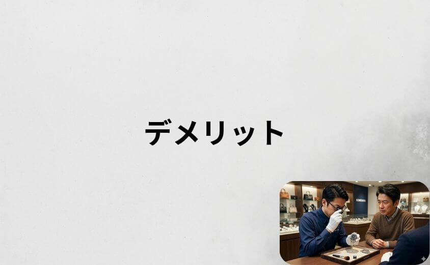 コメ兵の買取を利用する前に知っておきたい3つのデメリット