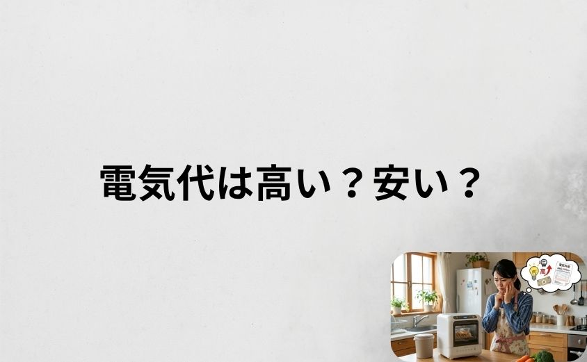パリパリキューの電気代は高い？安い？