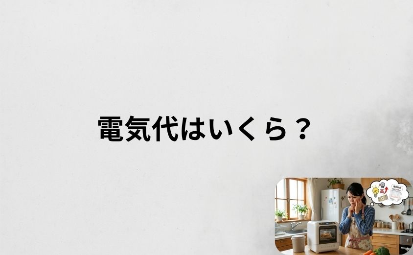 パリパリキューの電気代はいくら？モード別の料金シミュレーション